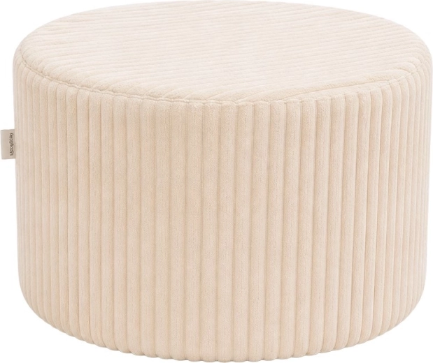 Poggiapiedi in velluto a coste per bambini New Baby cream