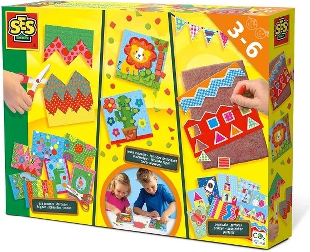 Set creativo SES 3 in 1 per bambini piccoli