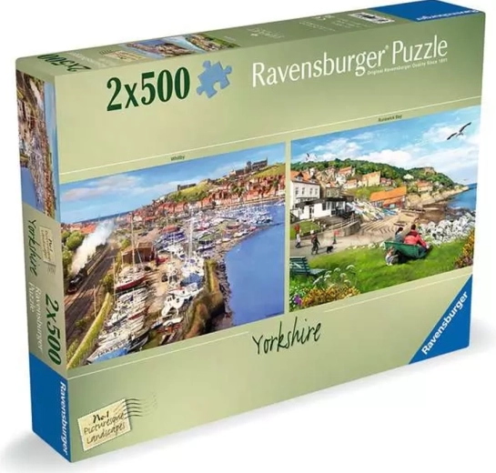 Puzzle Ravensburger Paesaggi pittoreschi: Yorkshire 2×500 pezzi