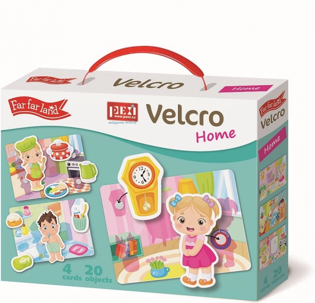 Puzzle con velcro Casa