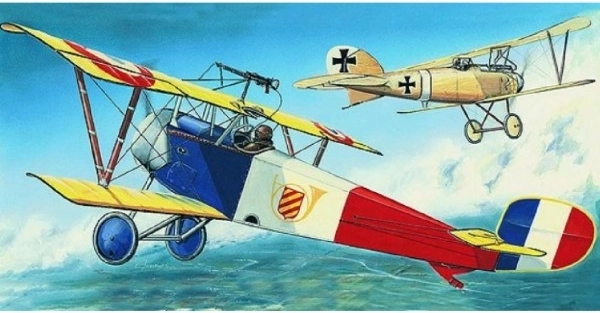 Modello di aereo Nieuport 11/16 Bebe