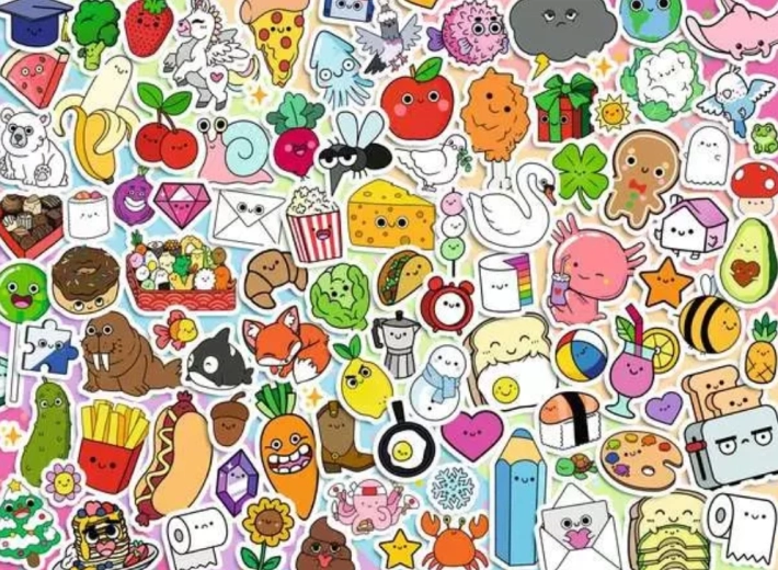 Puzzle Ravensburger Collage piena di caos 500 pezzi