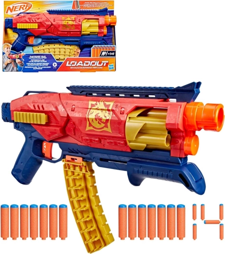 Hasbro Nerf Loadout Shadowspeed Recon blaster con 14 dardi N1