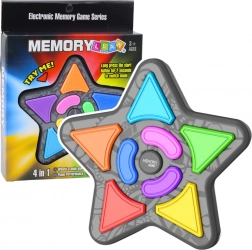 Gioco elettronico Memoria Stella Luce Suoni 4 in 1