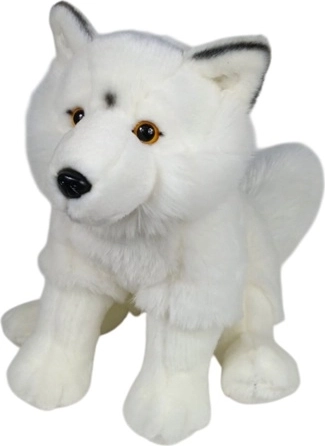 Lupo bianco di peluche 26 cm