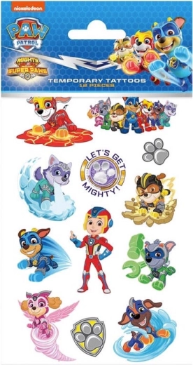 Tatuaggi temporanei PAW PATROL per bambini
