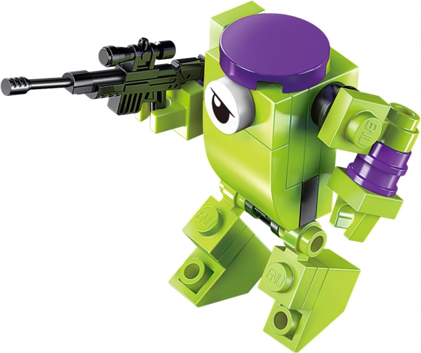 Set di costruzioni squadra robotica Qman Hyperfunction