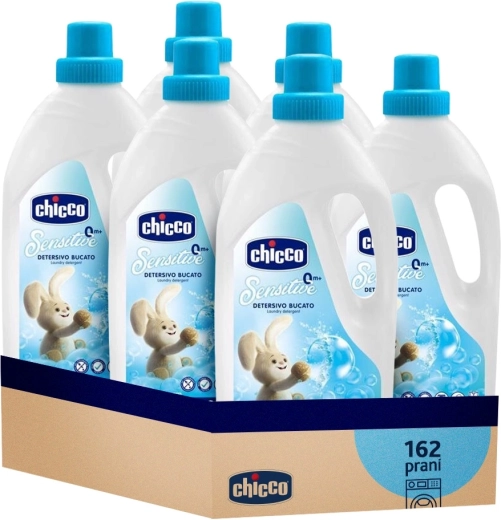 Chicco gel lavante baby Sensitive 1,5 l – confezione convenienza 6×