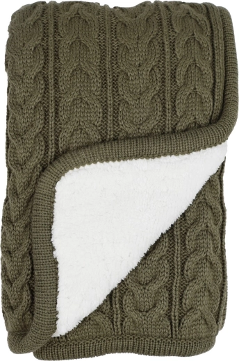 Coperta Vinter & Bloom Cuddly Dusty Olive