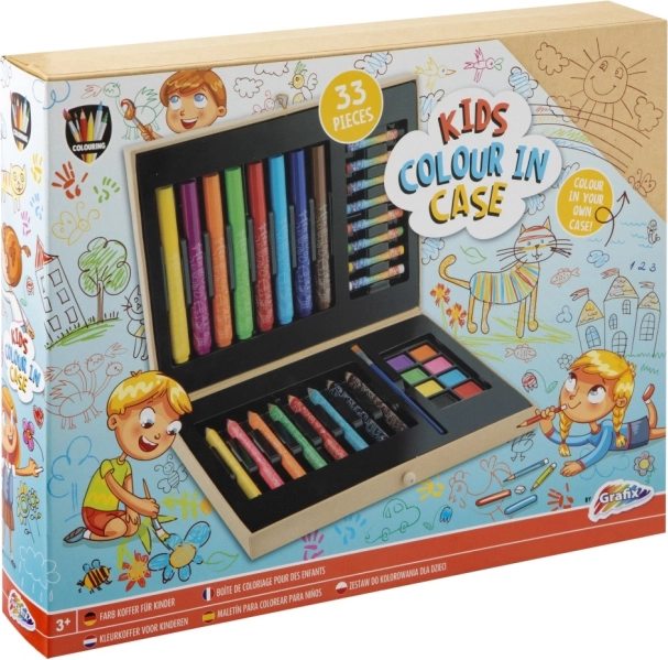 Valigetta da pittura per bambini 33 pezzi