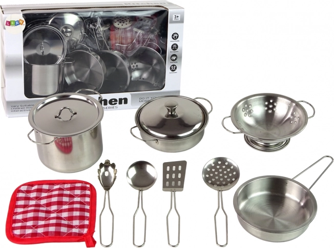 Set di pentole e accessori da cucina per bambini