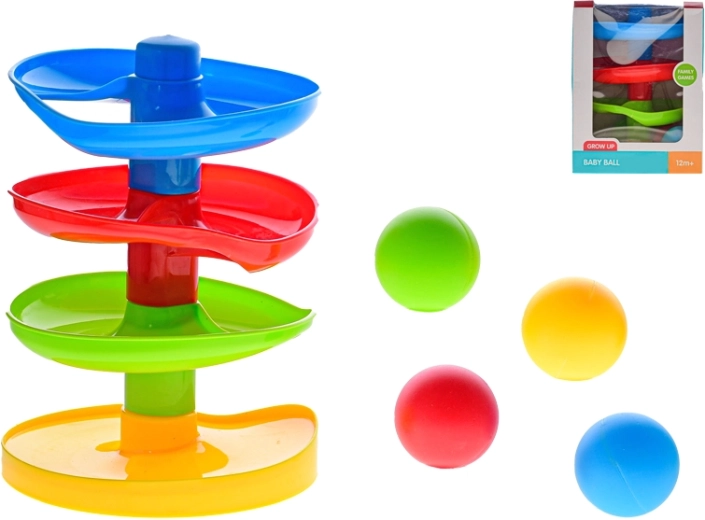 Pista per palline per bambini 20 cm - 1 pezzo