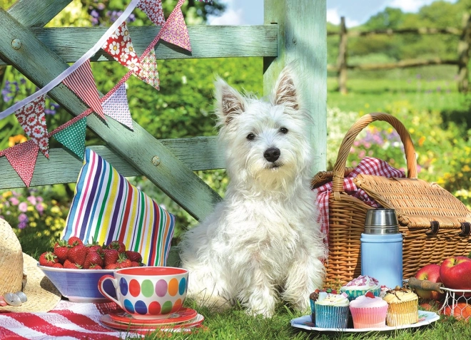 Puzzle Picnic dei Cani XL 500 pezzi Eurographics