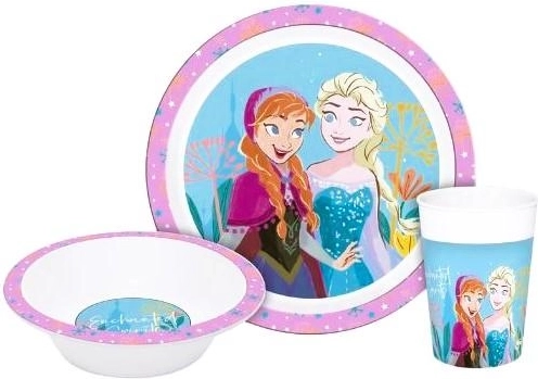 Set pappa in plastica Frozen 3 pezzi