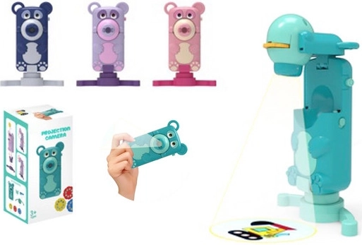 Proiettore pieghevole per disegno 2-in-1 a forma di orsetto