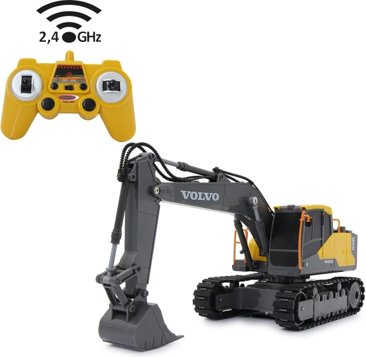 Escavatore cingolato Volvo EC160E radiocomandato in scala 1:26