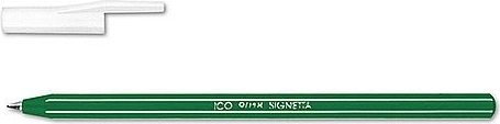 Penna a sfera monouso ICO Signetta Classic, verde