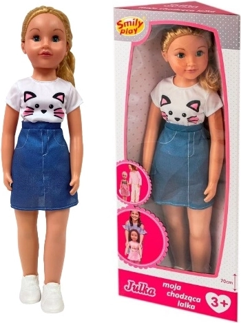 Bambola che cammina SmilyPlay Julka 70 cm