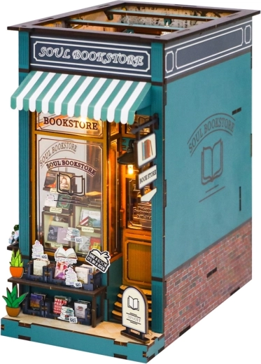 2Kids Toys puzzle 3D fermalibri Miniatura della libreria Anima