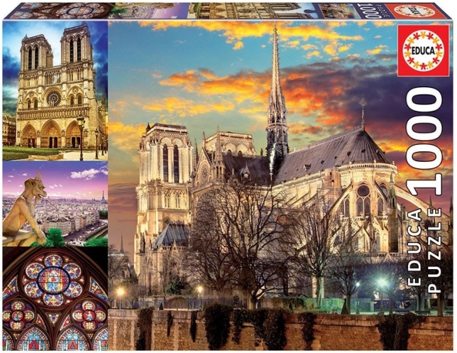 Puzzle Notre Dame collage 1000 pezzi