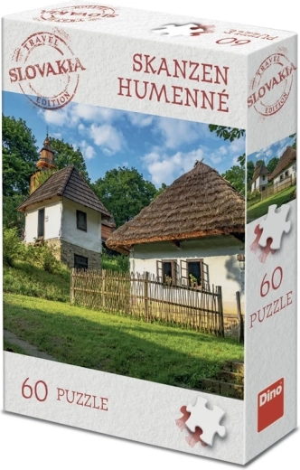 Dino Puzzle edizione turistica Slovacchia – skanzen di Humenné 60 pezzi
