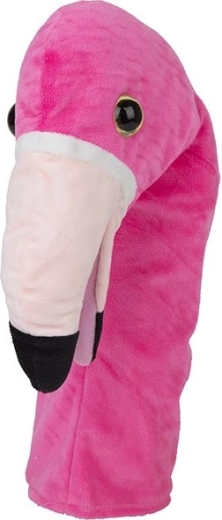 Burattino a mano di peluche Fenicottero Nature Planet