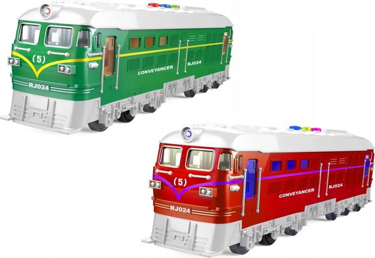 Treno a volano con effetti