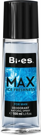 Deospray profumato da uomo in vetro BI-ES Max Ice Freshness 100 ml