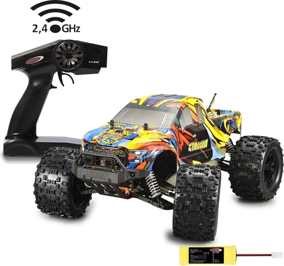 Jamara Crossmo monster truck 4WD 1:10 con batteria NiMH