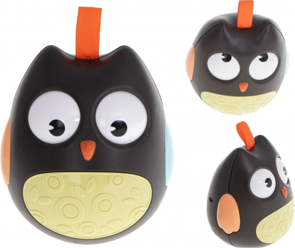 Gufo sensoriale basculante per neonati – nero