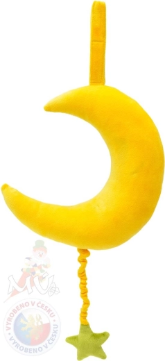Moravská ústředna peluche nanna nanna luna con meccanismo musicale a carica - 1 pezzo