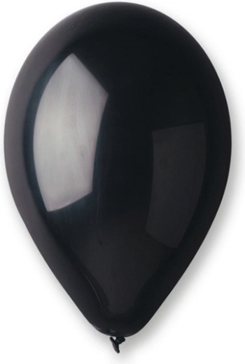 Palloncini in lattice metallizzato 10" neri