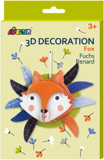 Decorazione 3D volpe da appendere