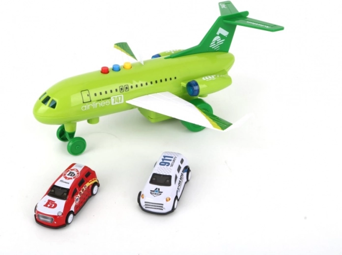 Aereo 1:16 a retrocarica con luci e suoni