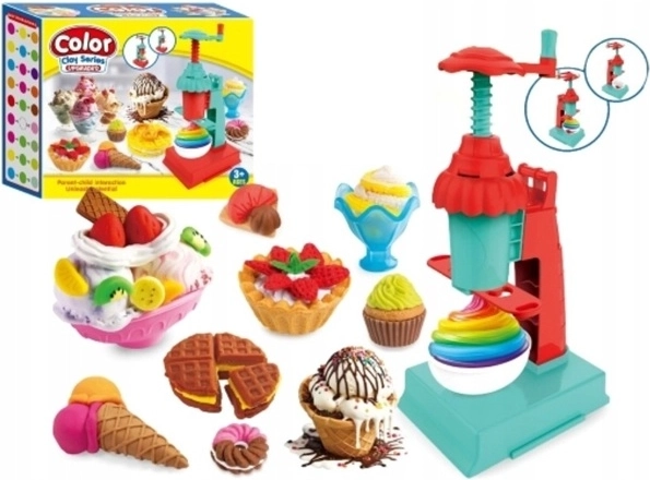 Set creativo gelateria con pasta da modellare