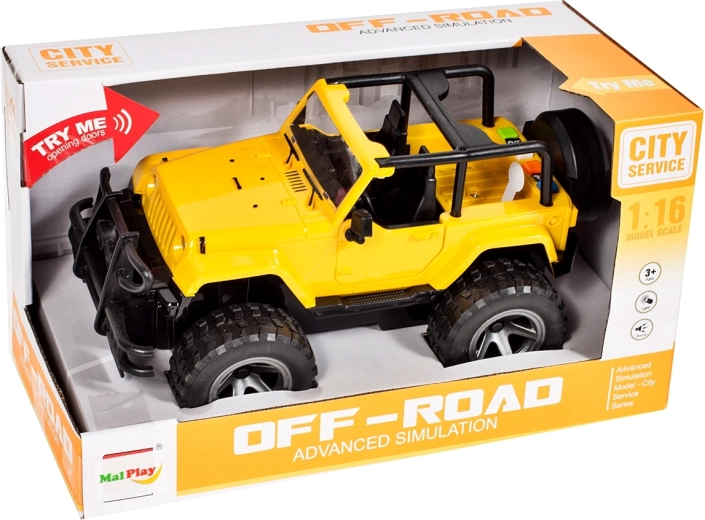 Fuoristrada JEEP 1:16 con luce e suono