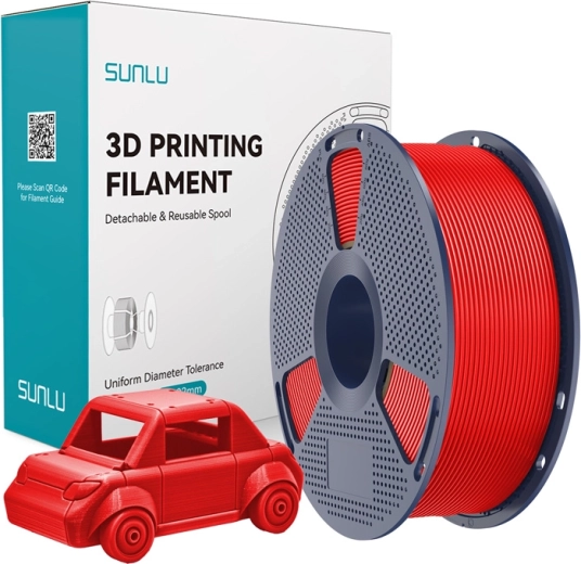 Filamento Sunlu PETG rosso