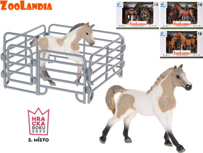 Zoolandia cavallo con puledro e accessori – set di figurine per la fattoria