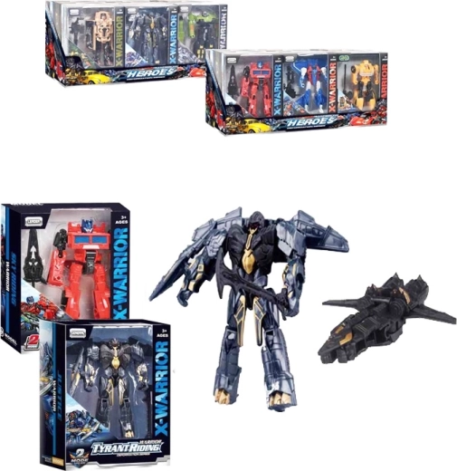 Transrobot X Warrior con accessori