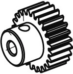 Pignone del motore a 22 denti M0,6 per Akron, Myron e Ice Tiger