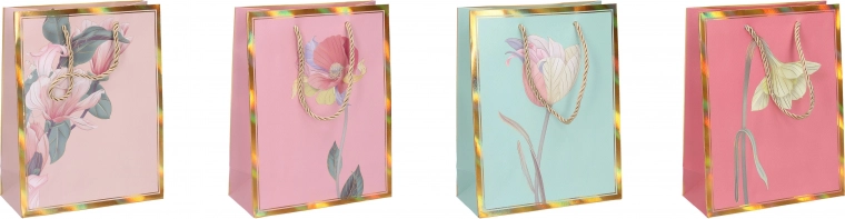 Piccola borsa regalo 23 × 18 × 8 cm, motivo per tutto l’anno