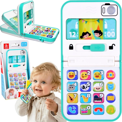 Telefono pieghevole musicale interattivo per bambini