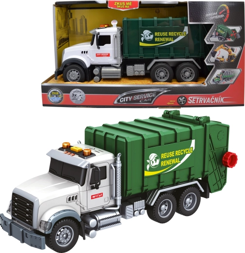 Camion dei rifiuti urbano 1:14 con luci e suoni