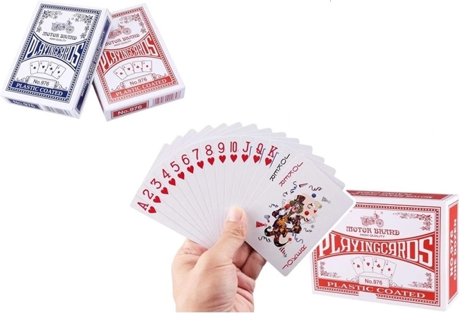 Carte da gioco in plastica 54 pezzi