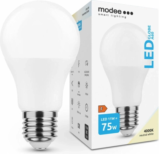 Modee Smart Lighting Lampadina LED Globe E27 11 W bianco neutro