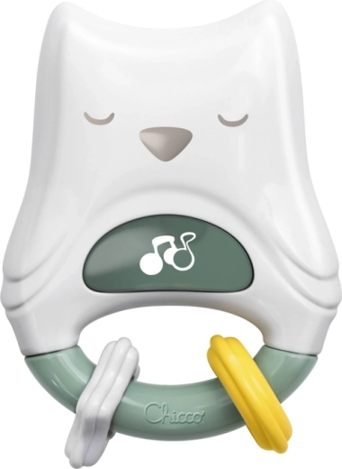 Chicco sonaglio e luce notturna gufetto 2 in 1