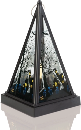 Lanterna LED di Halloween con scheletro