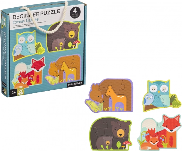 Petit Collage primo puzzle - Animali del bosco