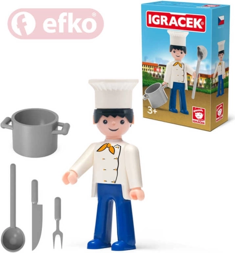 EFKO Igráček cuoco con accessori in scatola