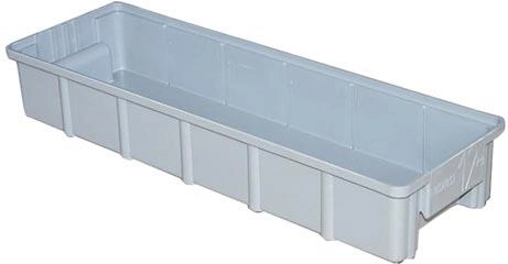 Cassetto da scaffale in plastica 20 × 60 × 9,5 cm, portata 12 kg